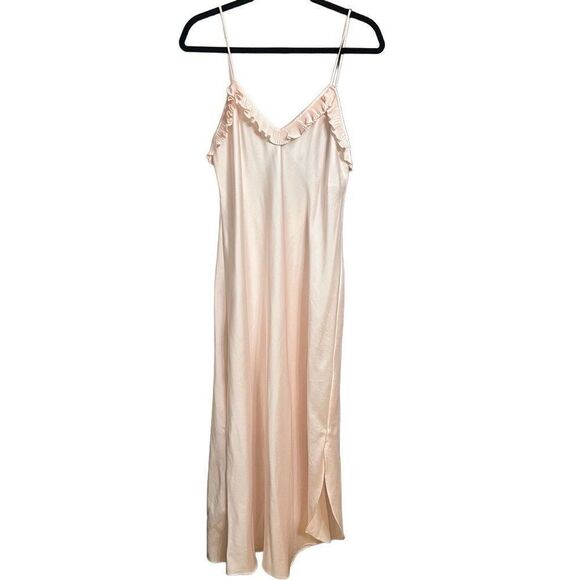 Georgette Trablosi for Saks Fifth Avenue Floor Length Pastel Pink Nightgown - Picture 1 of 7